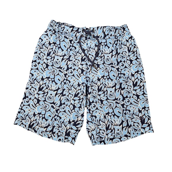 Coolibar Other - Coolibar Swim Trunks Mens S Blue Floral Paisley UPF 50+ Sun Protection Shorts